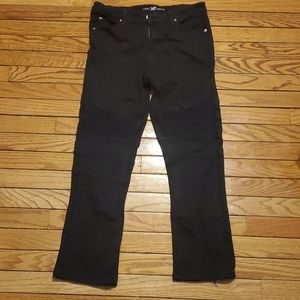 Boys Size 18 Moto Jeans.  Black